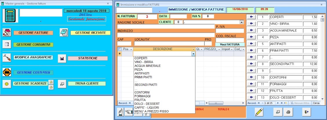 Software Fatturazione